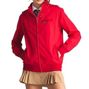 Members Only Bright Red Women's Bomber Jacket